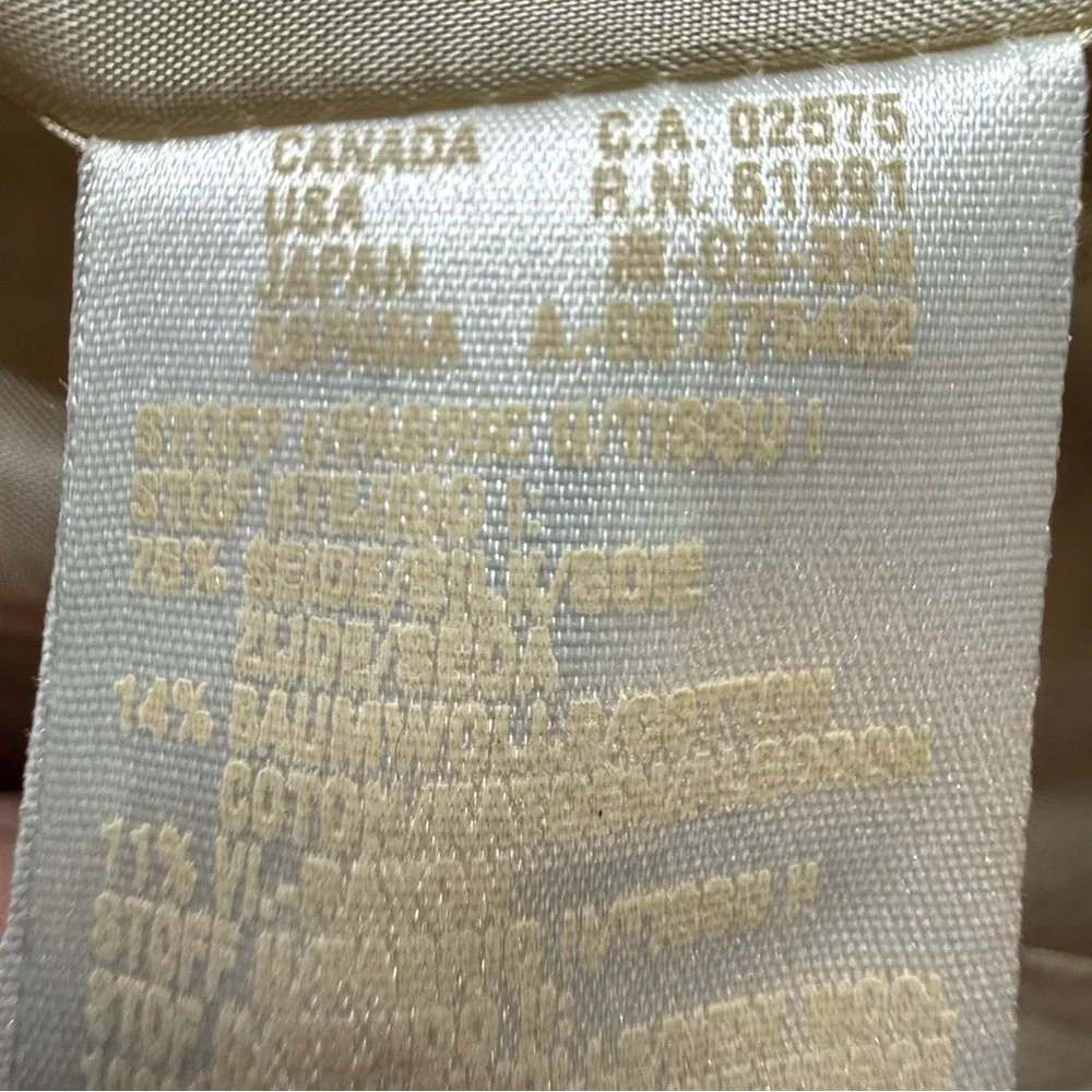 Escada Margaretha Ley Silk Wool Polka Dot Blazer Black Trim Old Money Chic EU 36 - Picture 6 of 17